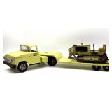 Vintage Tonka Toys Truck with Bulldozer on