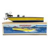 Schylling Tin Toy Speedboat with Box - boat is