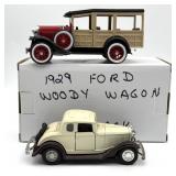 1932 Ford Coupe Die Cast Model and 1929 Ford