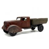 Vintage Metal Toy Truck 11" x 4" x 3.5"