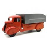 Vintage Metal Toy Truck 11" x 4" x 4.5"-