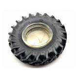 Vintage Goodrich Tire Ashtray 6.5"- glass is
