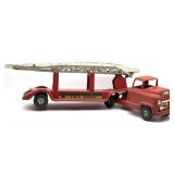 Vintage Buddy L GMC Extension Ladder Trailer Fire