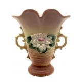 Hull Pottery Water Lily Double-Handled Vase 9"