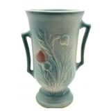 Hull Pottery Thistle Double-Handled Vase 6.5"