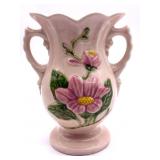 Hull Pottery Magnolia Double-Handled Vase 6.5"