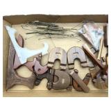 Wood Plate Stands, Plastic Plate Stand, and Metal