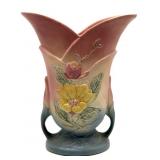 Hull Pottery Magnolia Double-Handed Vase 11.5"