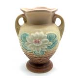 Hull Pottery Water Lily Double-Handled Vase 5.5"