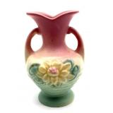 Hull Pottery Water Lily Double-Handled Vase 5.5"