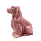 Vintage Spaniel Planter 6.5"- cracks noted and