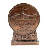 Vintage 1954 Wichita Federal Savings Coin Bank