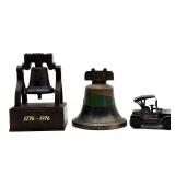 Liberty Bell Coin Banks and Car Pencil Sharpener