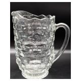 Fostoria American Pattern Pitcher 8.25"