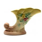 Hull Pottery Wildflower Cornucopia Vase 6.5" -
