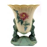 Hull Pottery Woodland Vase 8"- crack noted and
