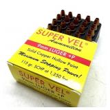 (20) Rnds 9mm +P, 115 Gr Solid Copper HPSuper
