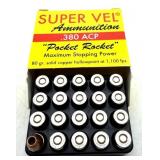 (20) Rnds .380 ACP, 80 Gr. Solid Copper HPSuper