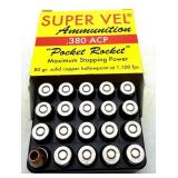 (20) Rnds .380 ACP, 80 Gr. Solid Copper HPSuper