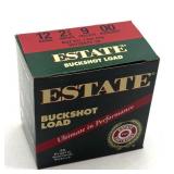 (25) Rnds 12 Ga. 2 3/4 00 Buck, Estate
