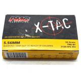 (20) Rnds 5.56, PMC X-Tac, 55 Gr FMJ-BT