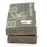 (40) Rnds 300 AAC Blackout, S&B, 124 Gr FMJ