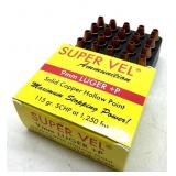 (20) Rnds 9mm +P, 115 Gr Solid Copper HPSuper