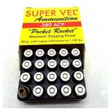 (20) Rnds .380 ACP, 80 Gr. Solid Copper HPSuper