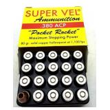 (20) Rnds .380 ACP, 80 Gr. Solid Copper HPSuper