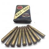 (9) 7.62x54R with tobacco tin