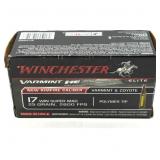 (50) Rnds 17 Win Super Mag, 25 Gr. Polymer Tip