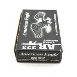 (20) Rnds .223, American Eagle 50 Gr. Varmint