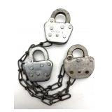 (3) Vintage Atchison Topeka & Santa Fe Railway