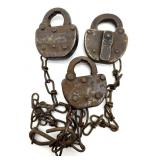 (3) Antique Chicago Rock Island & Pacific