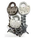 (3) Vintage/Antique Chicago Rock Island & Pacific