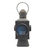 Antique Boston and Maine Railroad Lamp 17.5"-