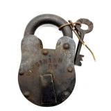 Virginia Railway Lock with Key 5"