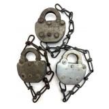 (3) Vintage Atchison Topeka & Santa Fe Railway