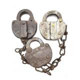 (3) Vintage/Antique Atchison Topeka & Santa Fe