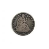 1858-O Seated Liberty Half Dollar