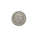 1845 Seated Liberty Dime