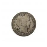 1915-S Barber Half Dollar