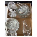 Etched Glass Pitcher, Bowls, and More- pitcher