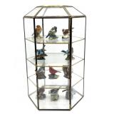 Small Glass and Metal Display with Miniature