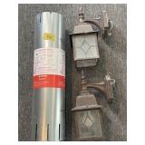 Attic Insulation Shield and (2) Exterior Sconce