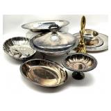 Oneida Silverplate Bowls and More - lidded bowl