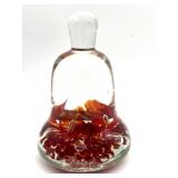 Vintage Joe St Clair Hand Blown Glass Bell-Shaped