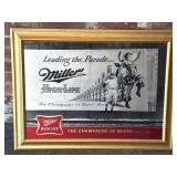 Miller High Life Mirrored Sign 34.5" x 26" -