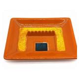 Vintage Large Ceramic Ashtray 13.5" x 10"-