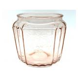 Vintage Pink Depression Glass Open Rose Pattern